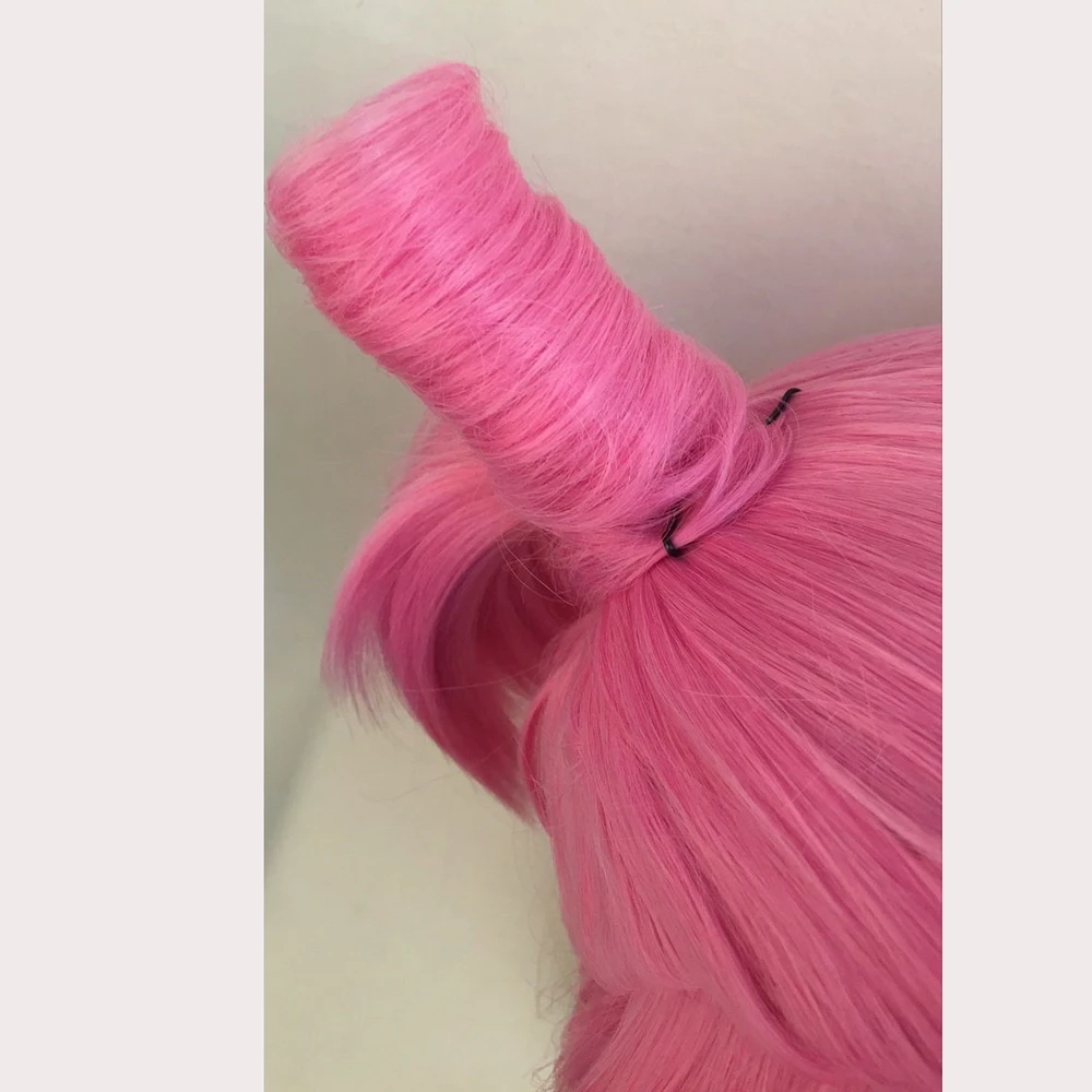 

New High Quality Sailor Moon Chibi Moon Cosplay Wig Pink Women Wigs Heat Resistant Synthetic Hair Perucas + Free Wig Cap