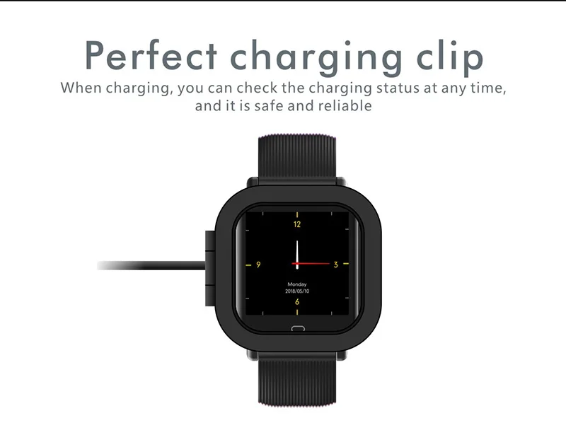 Q9 Blood Pressure Heart Rate Monitor Smart Watch IP67 Waterproof Sport Fitness Trakcer Watch Men Women Smartwatch