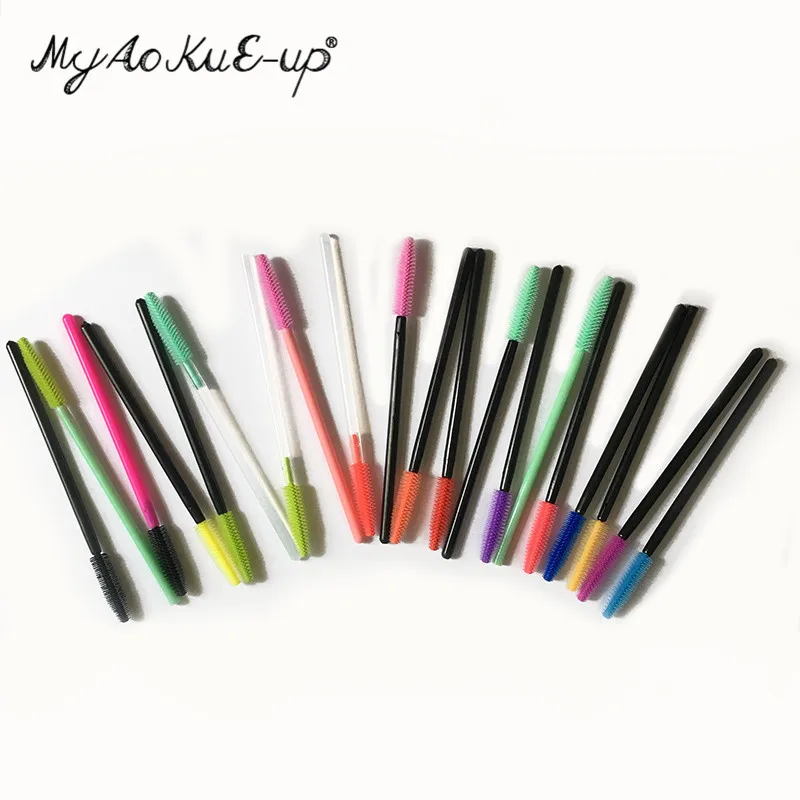 Кисти для макияжа и ресниц одноразовые 200 шт./лот|mascara brush|eyelash brushbrush for |