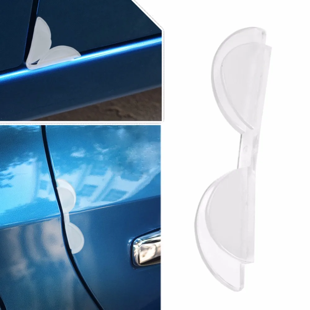 4 шт./компл. двери автомобиля анти втирания полосы для бампера Защитная Наклейка