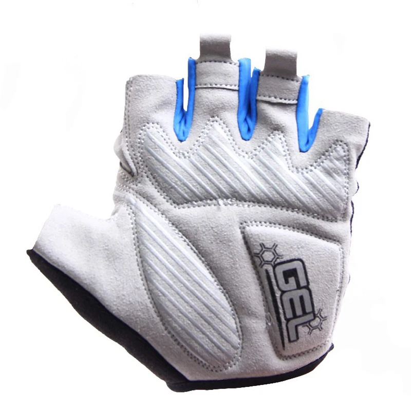 Нескользящие дышащие велосипедные перчатки с полупальцами гелевой пропиткой