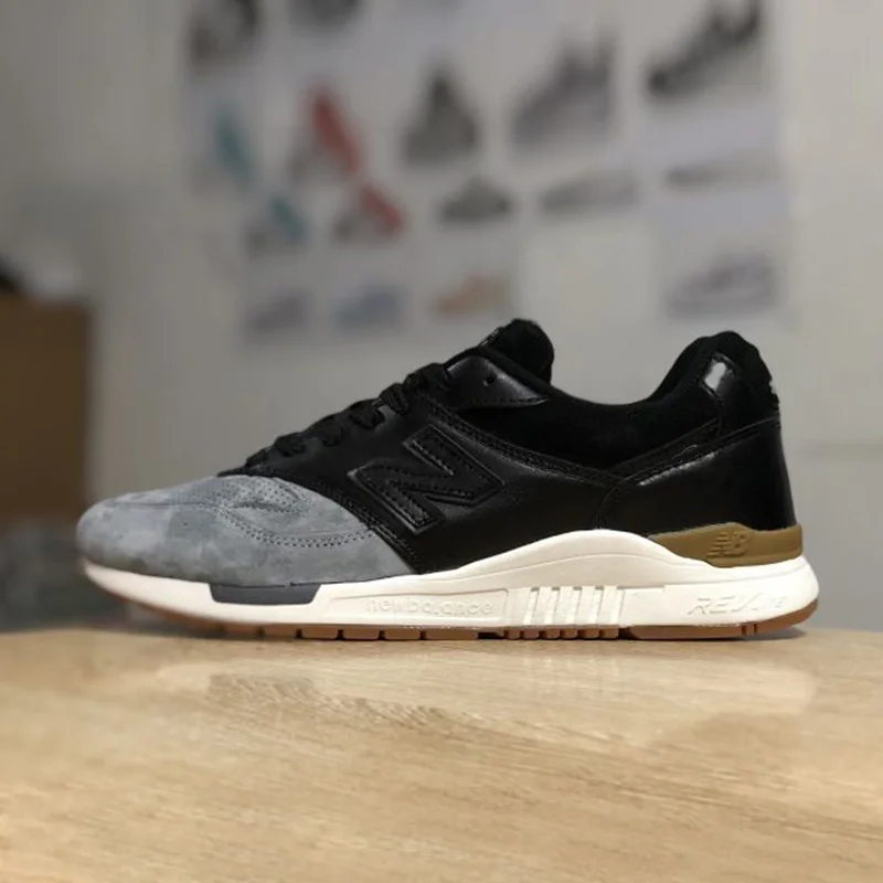 NEW BALANCE NB840 Мужская классическая обувь для бадминтона красная обувь на плоской подошве уличные кроссовки синяя черная обувь