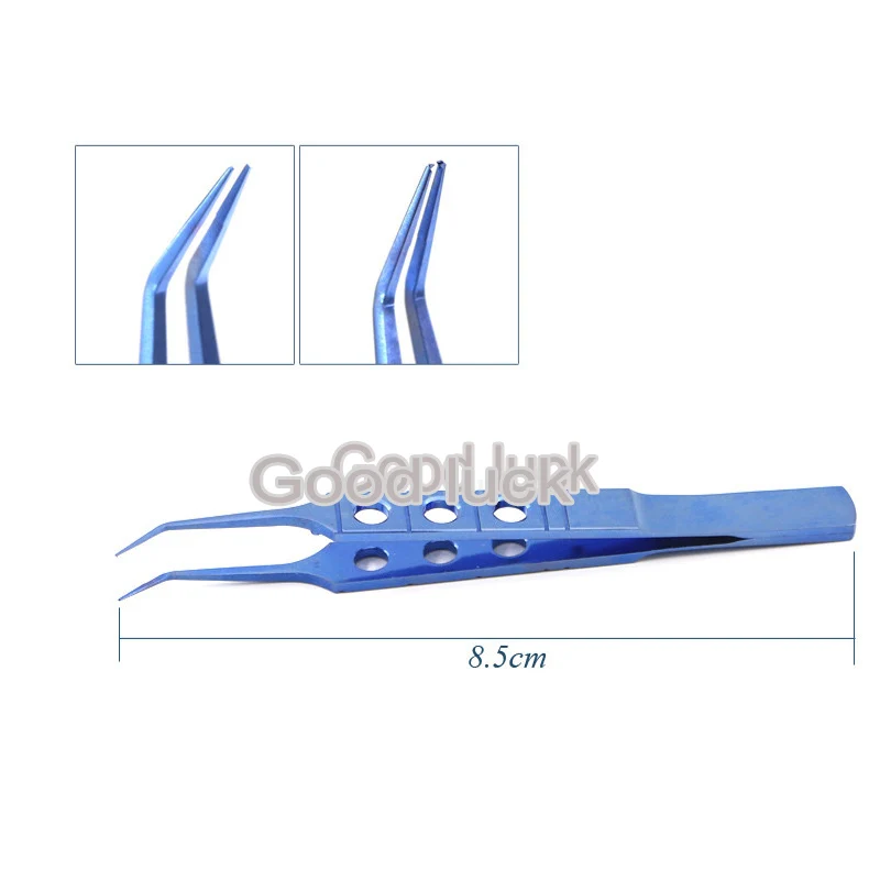 Флюоресцентный пинцет с прямой/гнутой головкой 11 см|Маникюрные ножницы| |