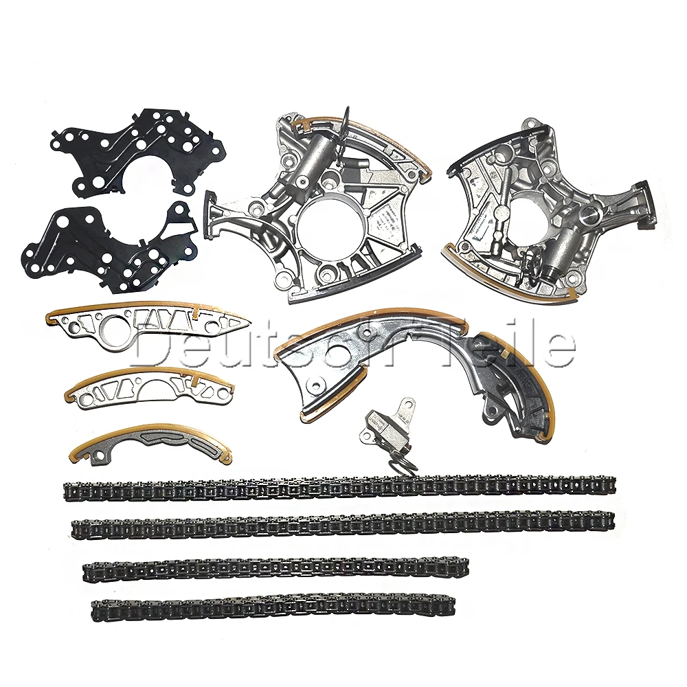 AP01 комплект зубчатой цепи для Audi A4 A6 A8 2 4l 3 2l FSI V6 BDW AUK BKH BPK 06E109218H 06E109217H 06E109229A 079109229L| |
