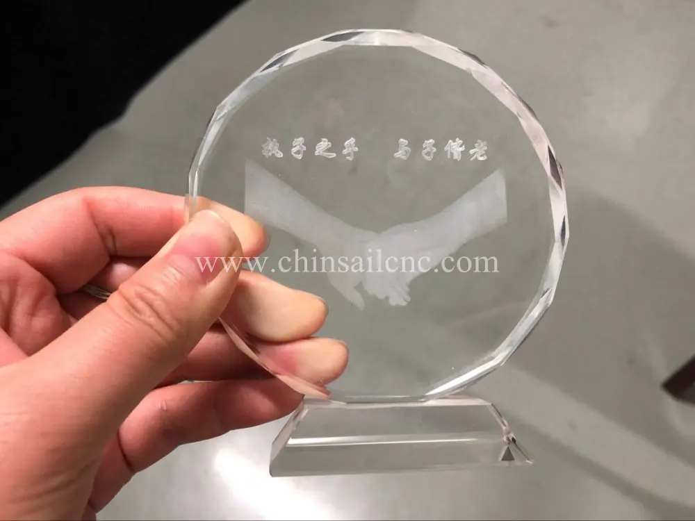 Сумасшедшая акция внутренний лазерный гравер 3d кристаллический гравировальный