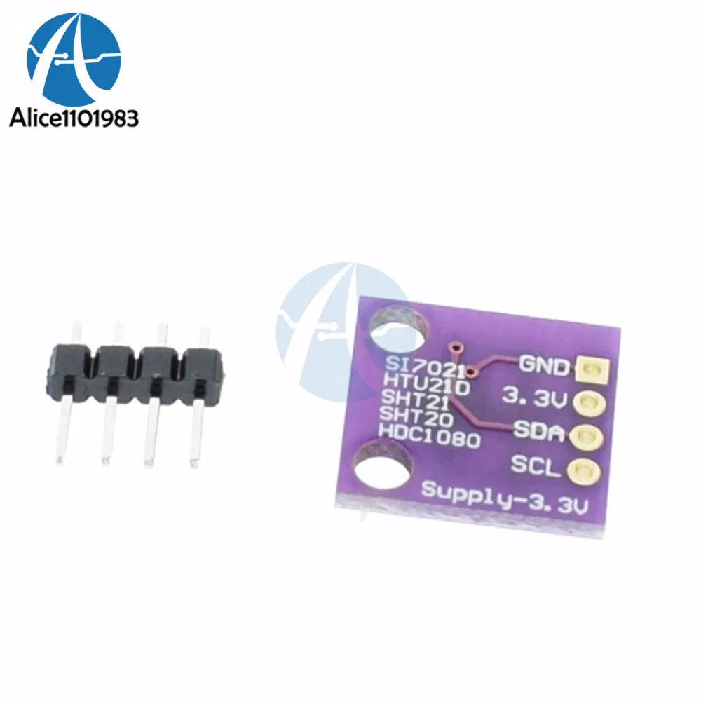 GY-213V-HTU21D датчик температуры и влажности I2C Замена модуля SHT21 SI7021 HDC1080 | Электронные