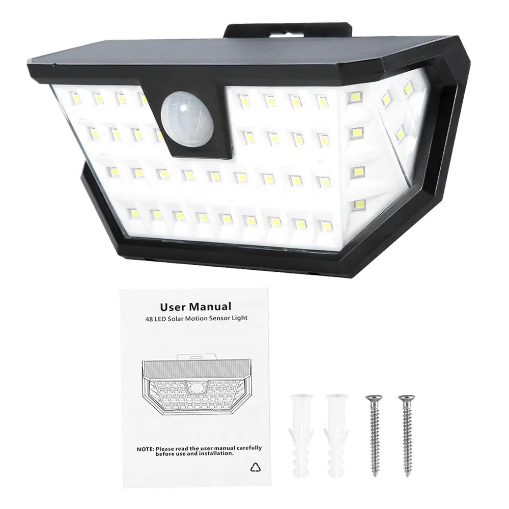 Walkway Lights Street Lamp Eco-Friendly 48LED Motion Sensor Fence Light Outdoor Garden Home | Лампы и освещение