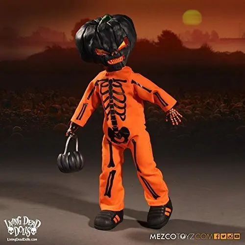 Новые игрушки Mezco куклы из живых мертвых на Хэллоуин 2016 Джек О фонарь 25 см экшн
