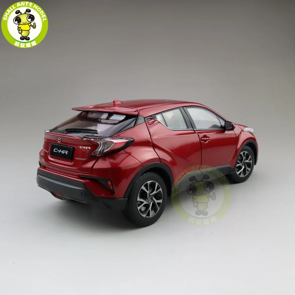 1/18 CHR C-HR литая под давлением модель автомобиля SUV игрушки дети мальчик девочка подарок красный цвет