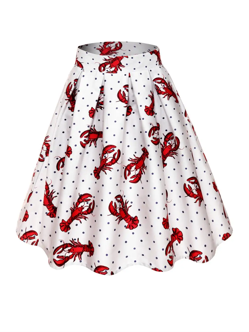 Женская летняя Юбка-миди в стиле 50-60-х годов с принтом мороженого и фруктов |