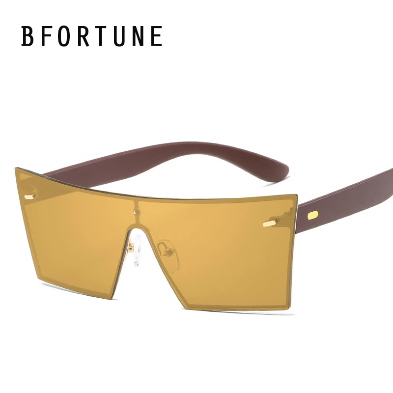 BFORTUNE Винтаж квадратный Солнцезащитные очки для женщин Для мужчин Брендовая