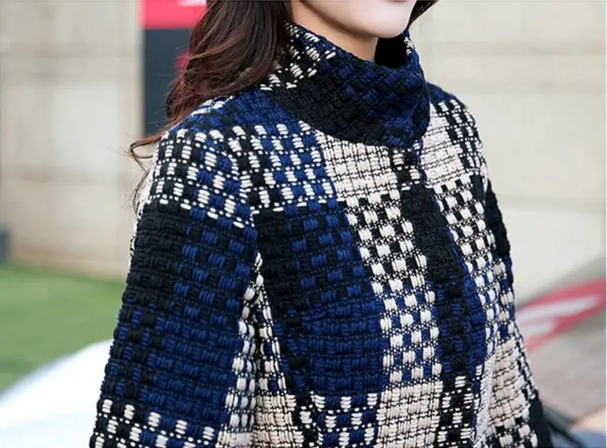 2018 размера плюс кардиган пальто модный Европейский стиль Женское шерстяное