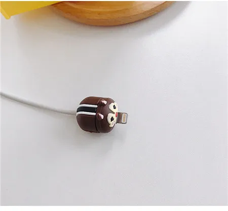 Милый кабель аксессуар кабель животное укусы мультфильм USB зарядное устройство кабель для передачи данных Шнур протектор для iphone 8 7 6 USB кабель защиты - Цвет: 8