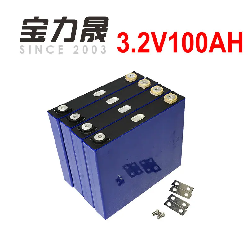 4 шт./партия 3,2 В 100ah аккумулятор li-ion lifepo4 ячейка литий-ионный 12v100ah не 120ah для резервного питания Электрический мотоцикл автомобиль