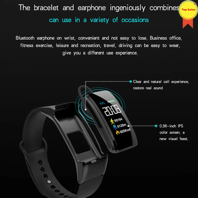 Умные часы 2019 цветная гарнитура для разговоров умный Браслет монитор сердечного