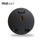 Wallpad L6 13A штепсельная вилка Великобритании электрическая розетка с 2.1A USB зарядным портом модульная 5 цветов DIY Бесплатная комбинация