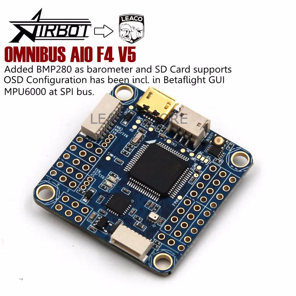 Управление полетом OMNIBUS AIO F4 V5 для FPV на базе MCU F405 квадрокоптера|flight controller|quadcopter
