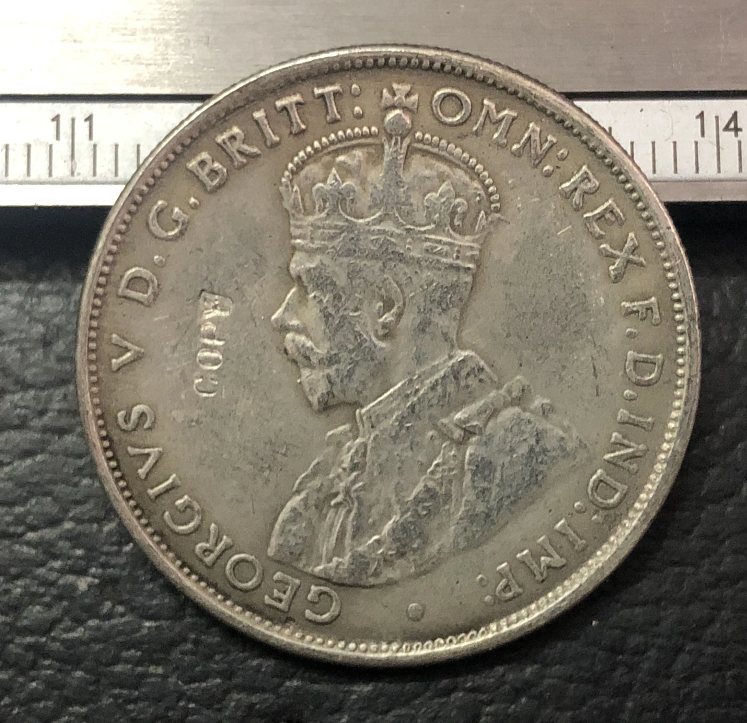 1934 Австралия 1 Флорин Джордж V копия монеты|coin bingo|coin luckycoin blanks |