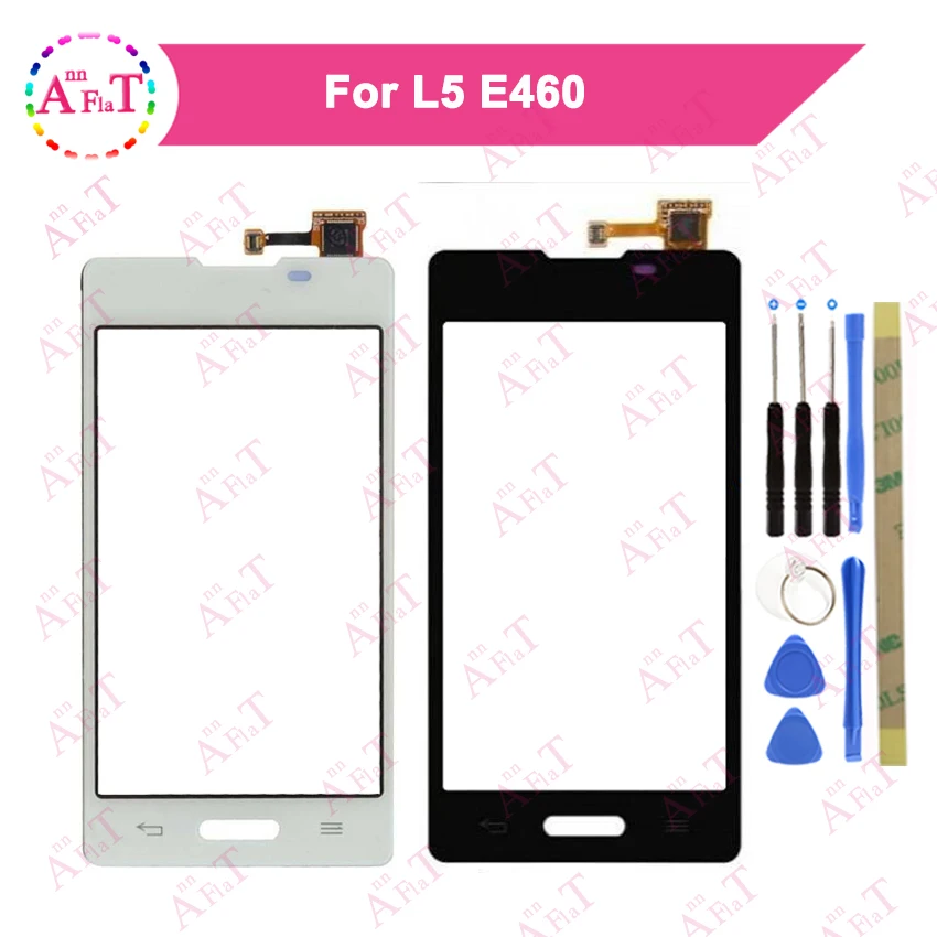 4 0 &quotдля LG Optimus L5 II E460 E450 Сенсорный экран дигитайзер Датчик внешняя стеклянная