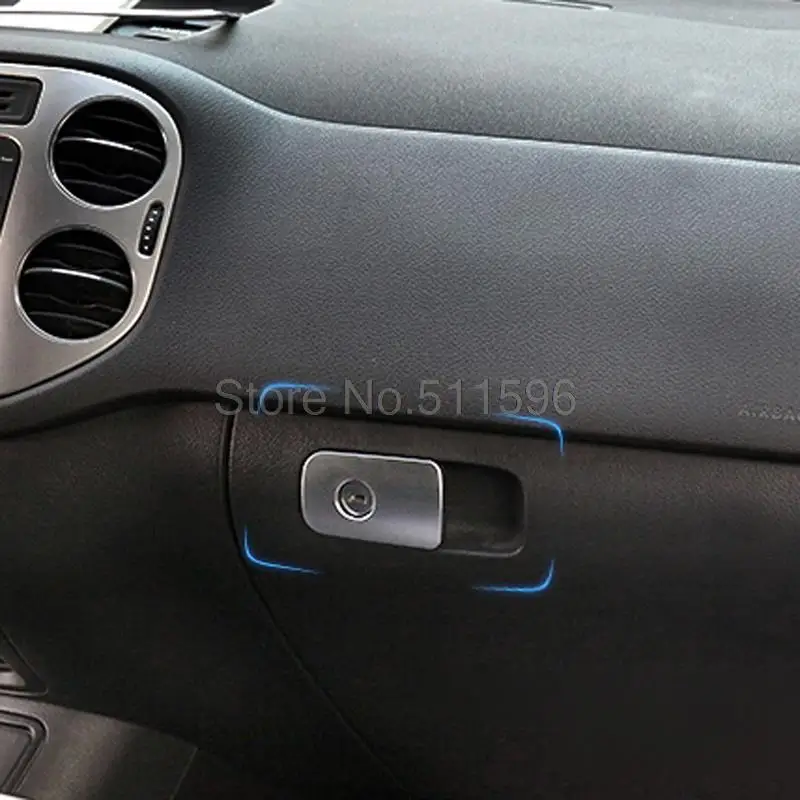 Для Volkswagen vw Tiguan 2012 2013 2014 2015 внутренний ящик для перчаток ручка Крышка отделка авто