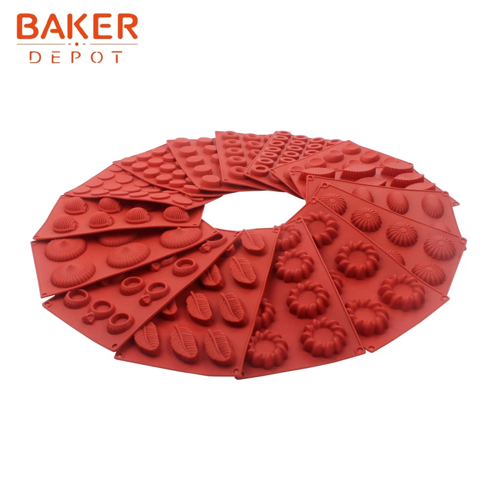 BAKER DEPOT, силиконовая форма для торта, шоколада, кондитерских изделий, выпечки, цветов, печенья, печенья, новинка, украшение торта, для желе для мыла, инструмент