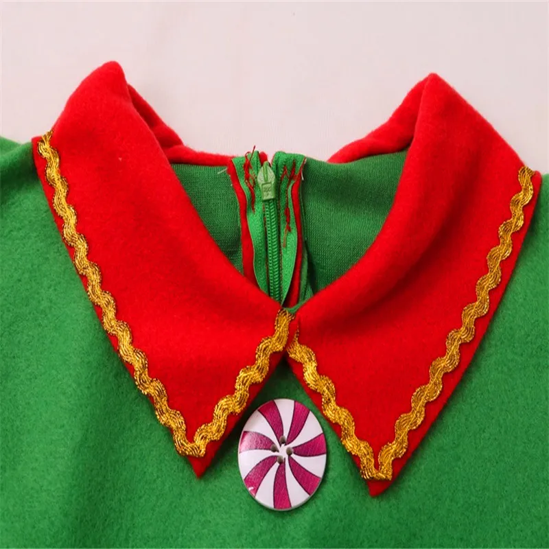 Одежда на Рождество эльфийский костюм для участия в рождественском