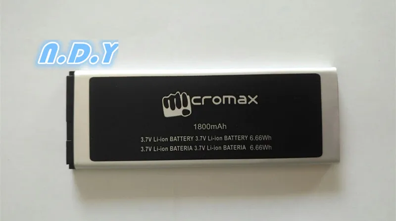 Новый высококачественный Micromax Q301 1800mAh литий ионный аккумулятор для мобильного
