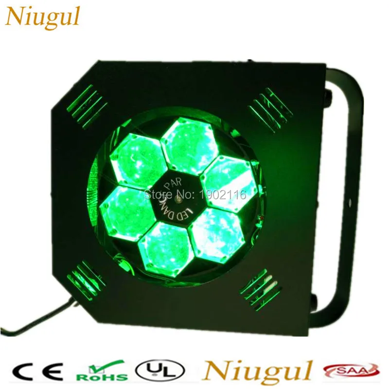 Niugul 6x15 Вт RGBW 4в1 светодиодный мини пчелиный глаз луч светильник DMX512 PAR Светильник