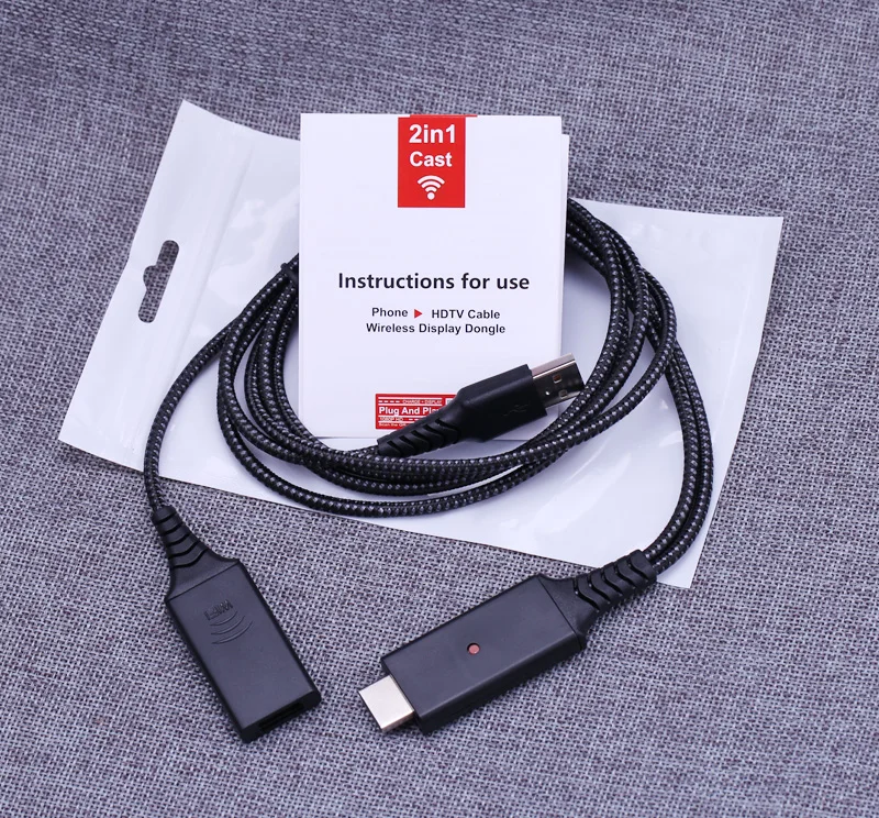 Беспроводной Wifi+ USB кабель для передачи данных 2в1 HDMI VGA Allshare Cast Airplay видео адаптер для huawei Xiaomi iOS Android Phone Link to tv