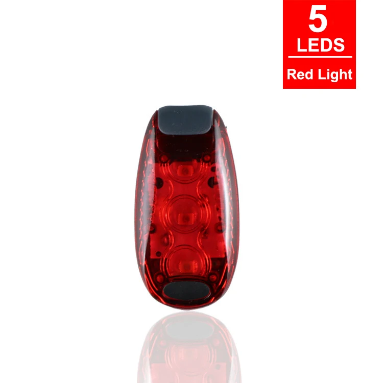5LED Red Kkhlitec велосипедный фонарь Водонепроницаемый 5 светодиодный 3 режимы для велосипеда задний катафот свет горный бег велосипед задний свет Tai - Мощность в ваттах: 5LED Red