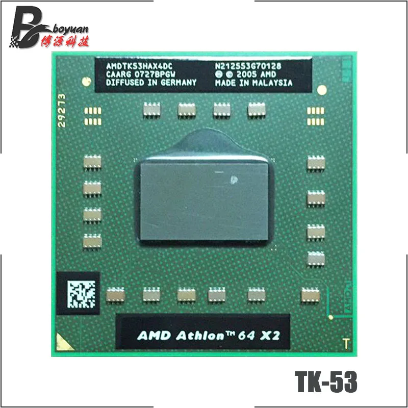 AMD Athlon 64 X2 TK 53 TK53 1 7 ГГц двухъядерный двухпоточный процессор AMDTK53HAX4DC разъем