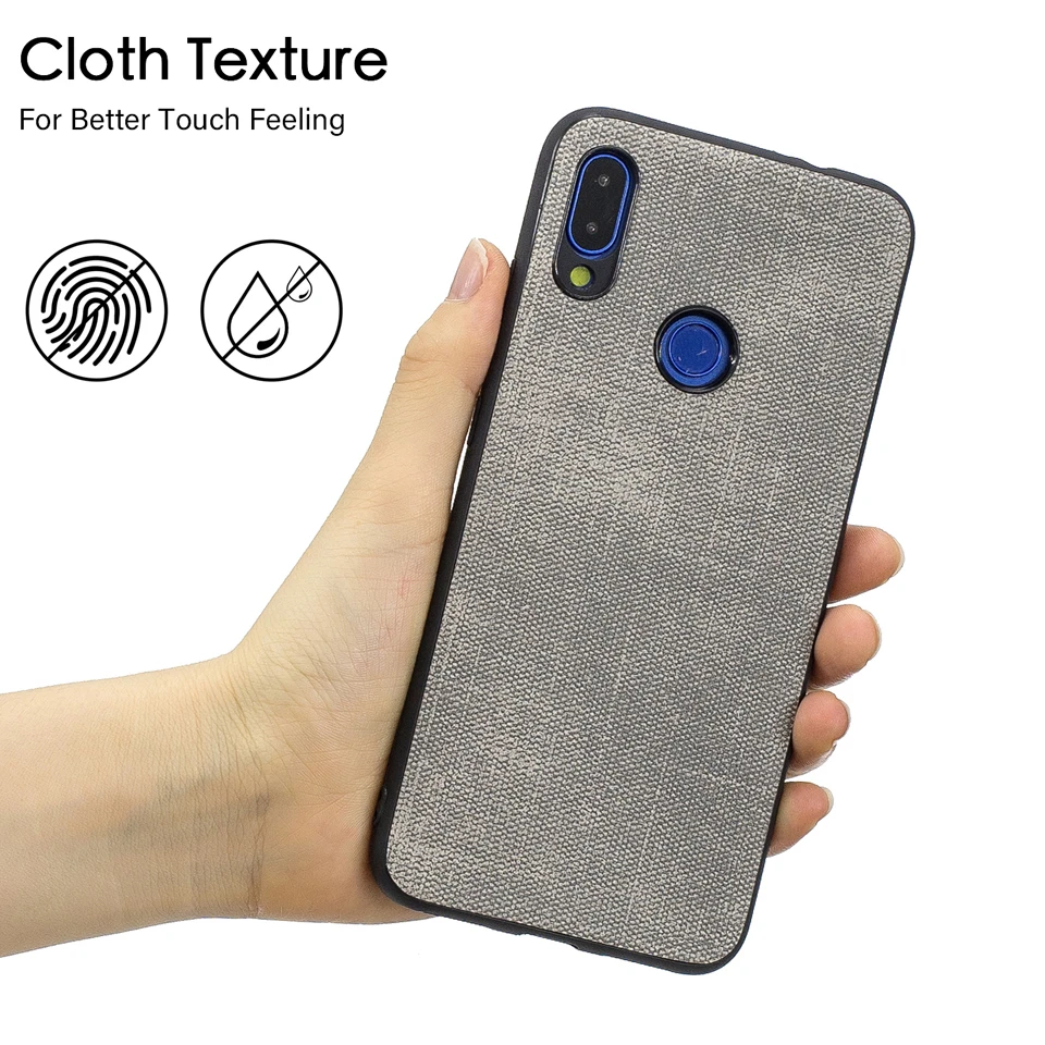 Luxury Denim Fabric Texture Soft Case Mobile Phone Back Cover Coque Funda for xiaomi Mi A2 Lite Redmi 6 6A Pro Note 7 |