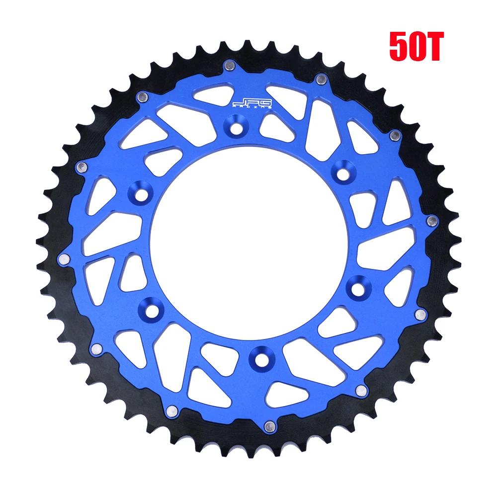 50T Мотоциклетные 44 46 т 48 49 50 т ЧПУ сзади Звездочка для YAMAHA YZ YZF WR WRF 125 250 400 426 450 TTR230 Байк - Цвет: 50T
