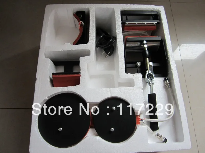 Новый комбинированный термопресс 8 в 1 с двойным дисплеем для