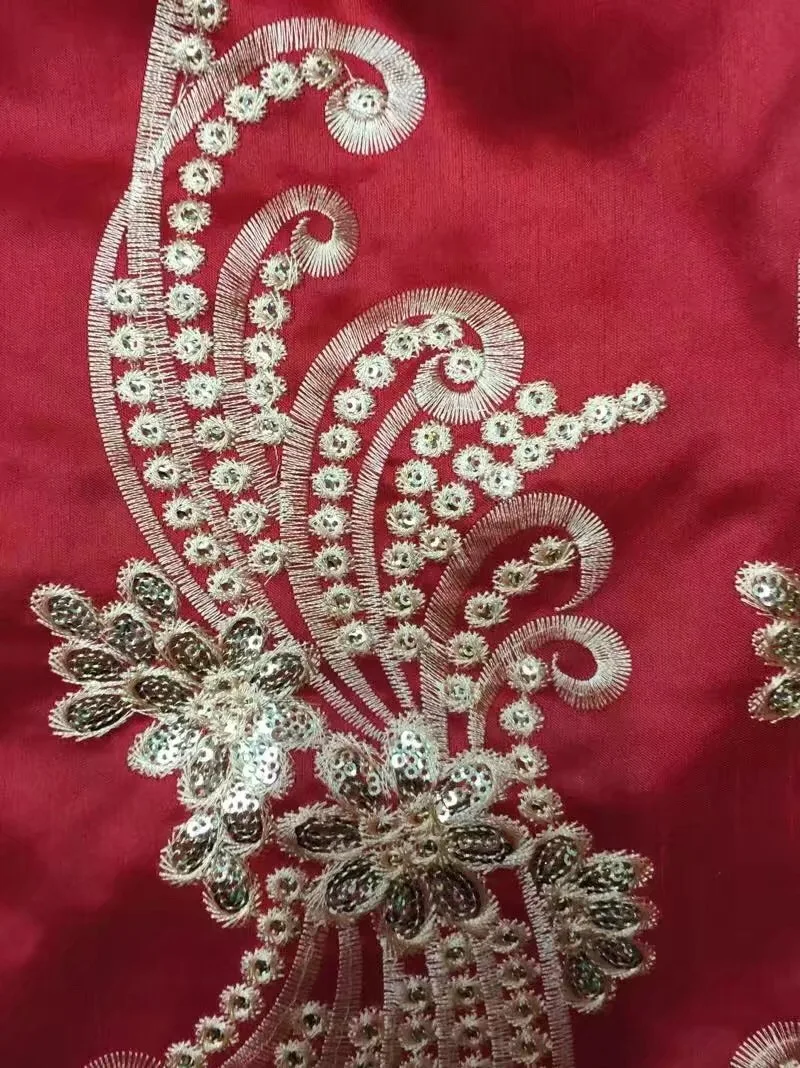 Уникальная африканская Джордж кружевная ткань с рубашками и блестками индийские