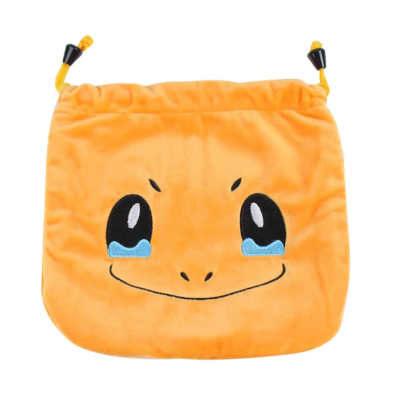 20*22 см Kawaii мяч сумка Bulbasaur плюшевая сумка для хранения Squirte Charmander Регулируемая сумка аниме мультфильм подарок для детей