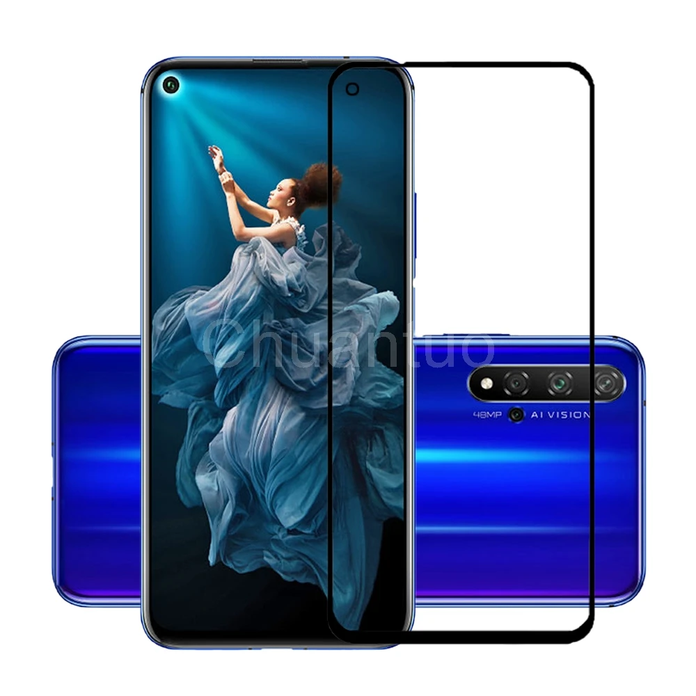 Полное покрытие экрана протектор для Huawei Honor 20 Lite устойчивая к царапинам Защитная