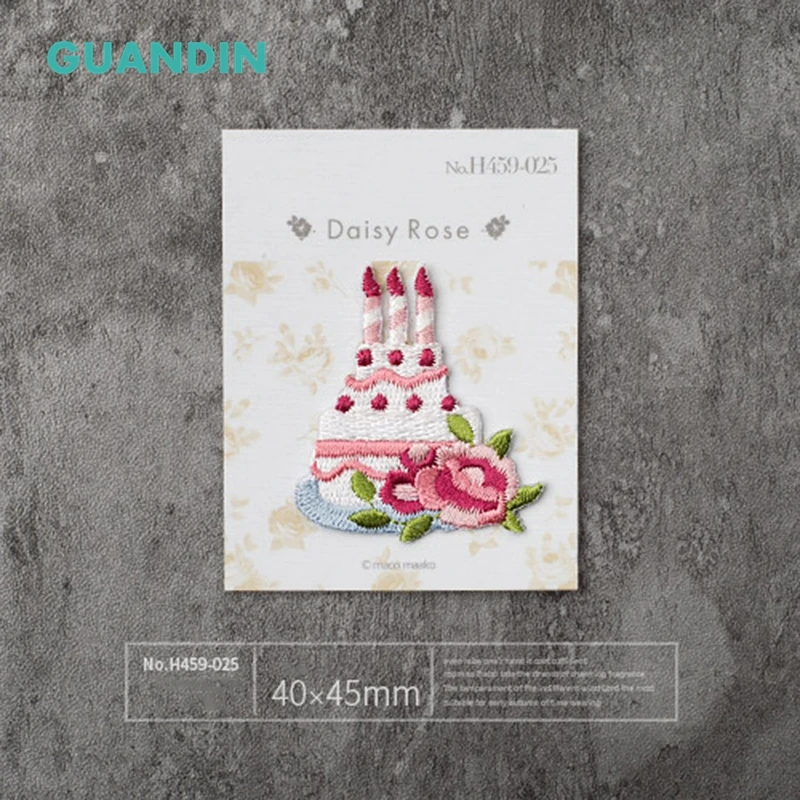 Ткань для глажки одежды GUANDIN с надписями и цветами модная одежда наклейки сделай