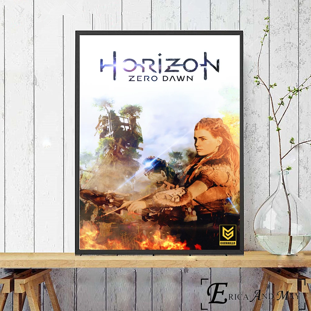 Horizon Zero Dawn игра художественный плакат и печать холст Художественная живопись настенные картины для гостиной украшение домашний Декор без рамки