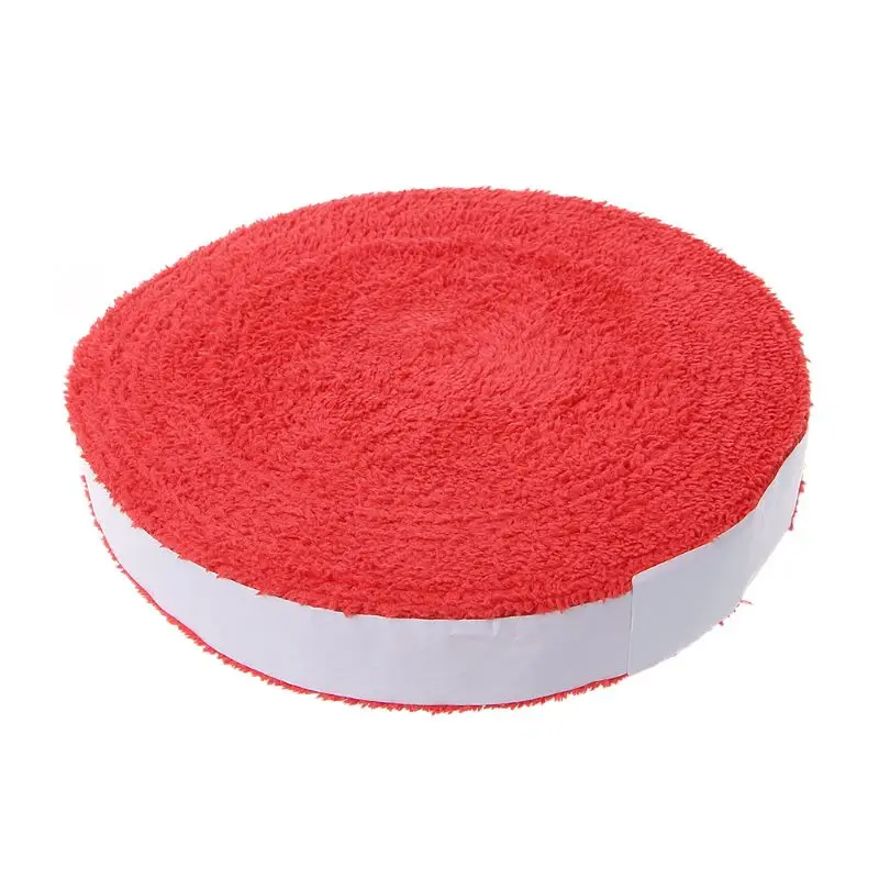 

1 Reel 10M Towel Glue Grip Badminton Tennis Racket Overgrips Non-Slip Sweat Band Grip Tape