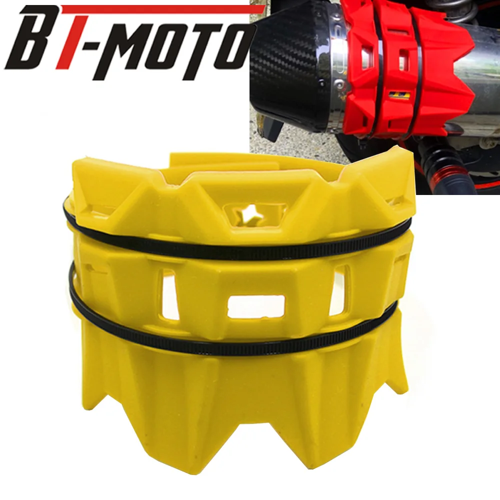 Motorcycle Exhaust Pipe Tube Protection Protector Cover Guard For SUZUKI RM250 RMZ250 RMZ450 RMX250 DR250 DRZ400 DR650 250-650CC |