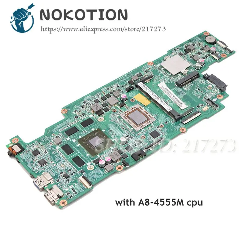 NOKOTION NBM4711002 NB. M4711.002 DA0ZRPMB6C0 для acer ASPIRE V5-551 V5-551G материнская плата для ноутбука A8-4555M процессор HD7650M gpu