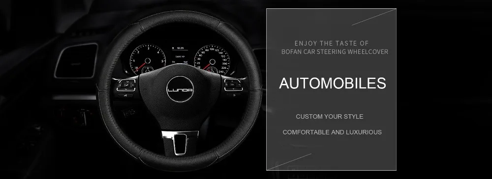 LUNDA Кожаный Автомобильный руль оплетка для Mitsubishi Outlander 2013 Mirage ASX L200 на заказ