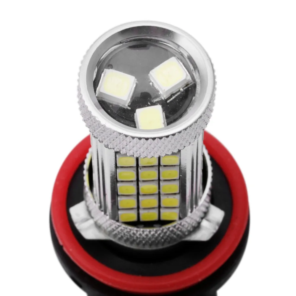 Новый DC 12V H8 2835 63 светодиодный 6000K автомобиля проектор противотуманная фара