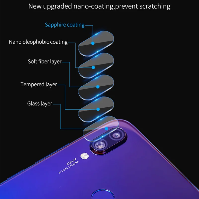 Для Xiaomi Mi 9 SE Защита экрана для Redmi Note 7 Pro Защитная пленка задней камеры закаленное