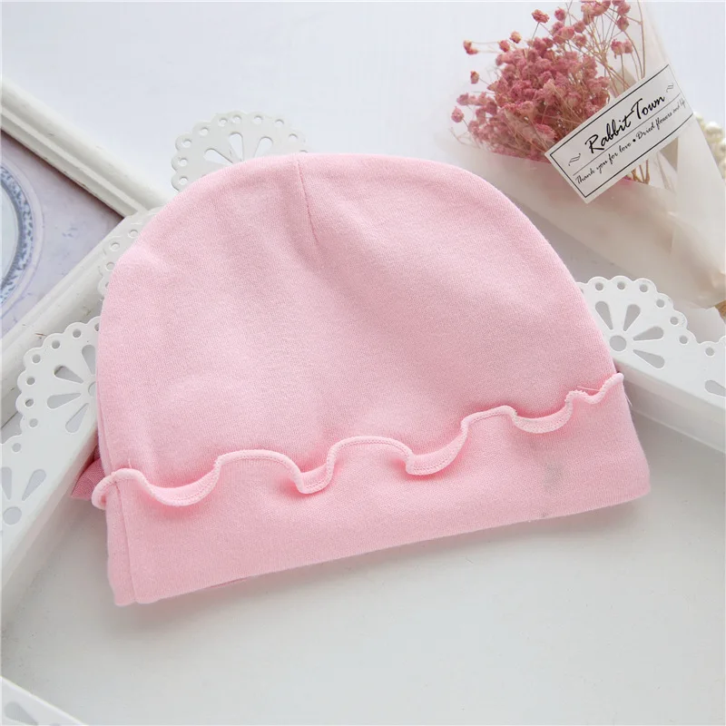 Newborn baby princess hat Pure cotton hooded Children's cute cap tr087 | Детская одежда и обувь