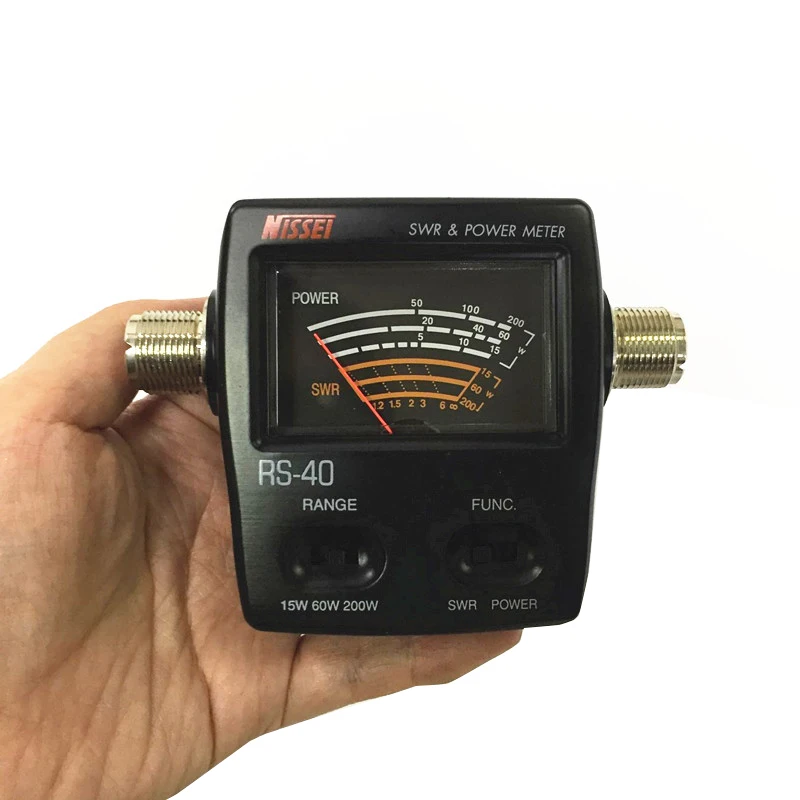 Nasheng NISSEI RS 40 стоячий волновой измеритель мощности RS40 UV двухдиапазонный SWR метр
