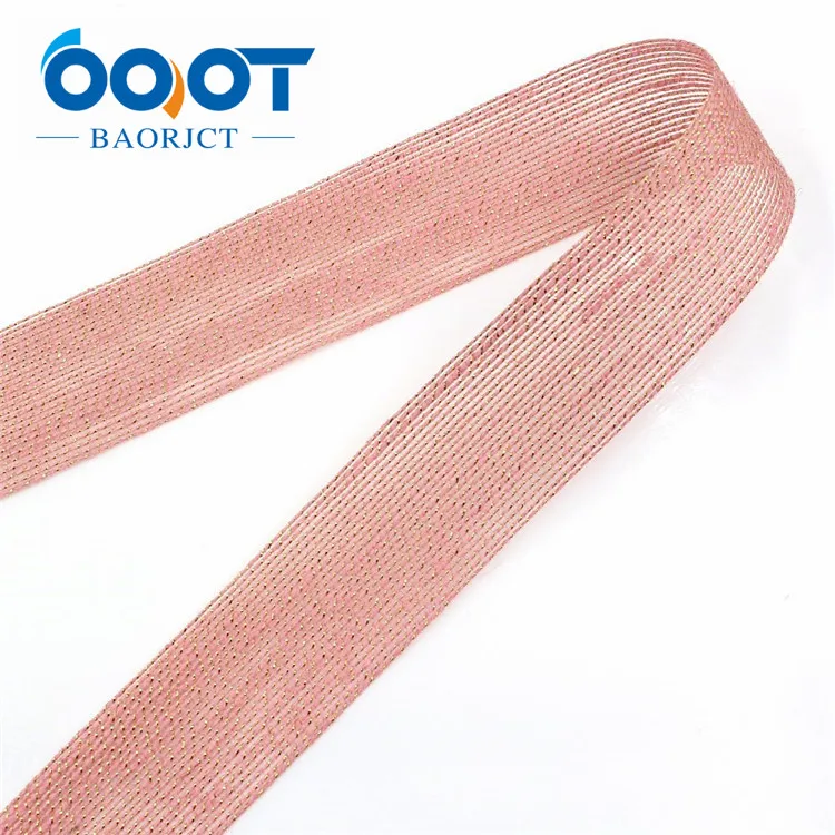 I-181103-80 OOOT BAORJCT I-181103-80, 10 ярдов 38 мм льняная Блестящая лента DIY ручной работы бант головной убор подарочная упаковка на день рождения свадебное украшение - Цвет: I-181103-80