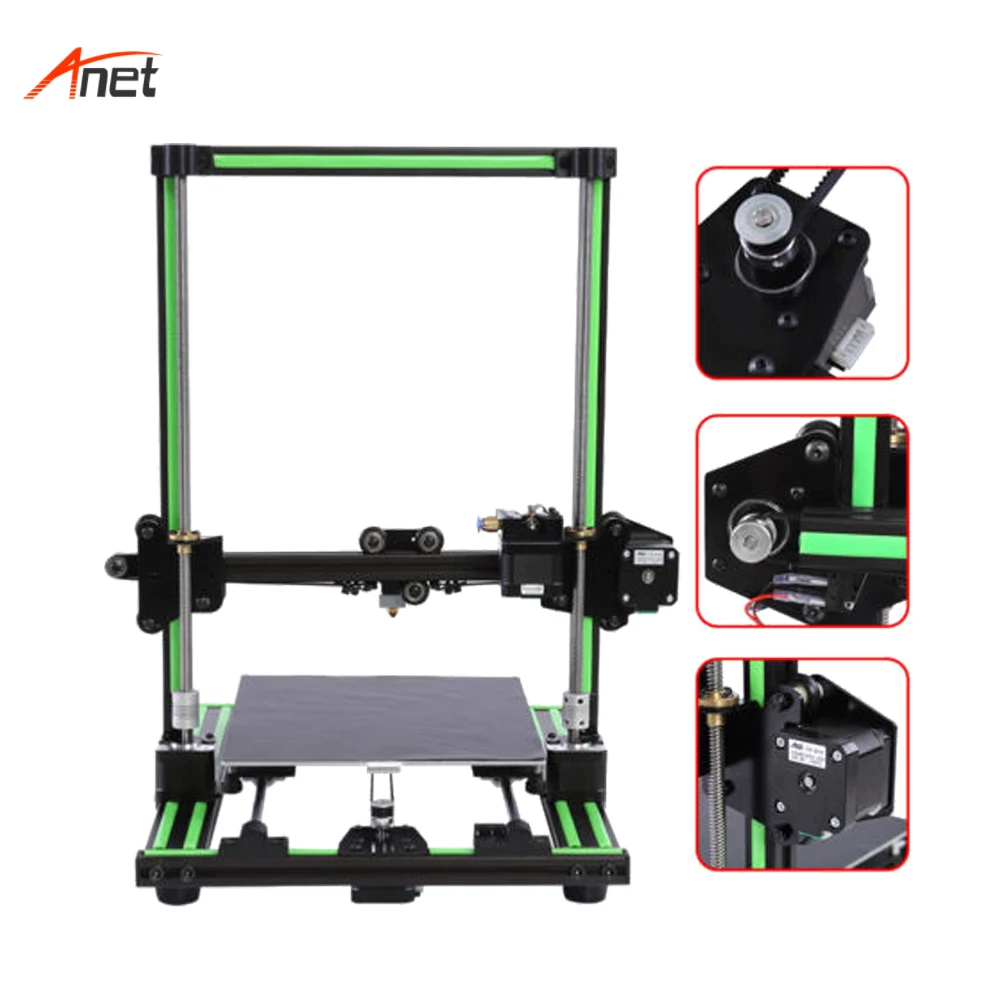 Anet E10 легко собирается DIY 3d принтер набор самый экономичный большой размер печати