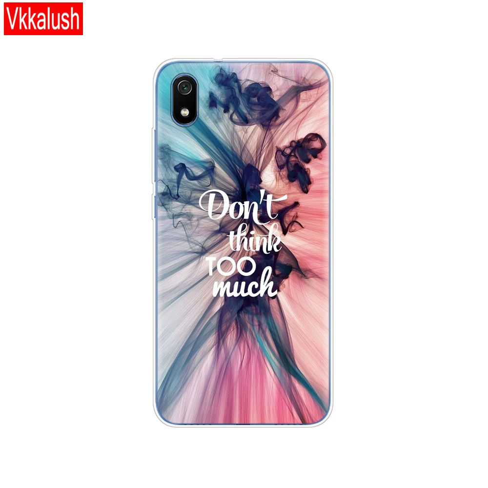 80180 Силиконовый чехол-сумка для Xiaomi Redmi 7a, чехол s, полная защита, мягкая задняя крышка из ТПУ для Redmi 7A, бампер, чехол для телефона - Цвет: 80180